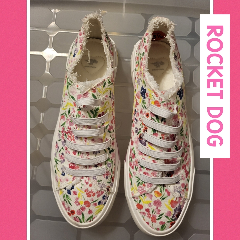 Rocket Dog Pastel Floral Sneakers